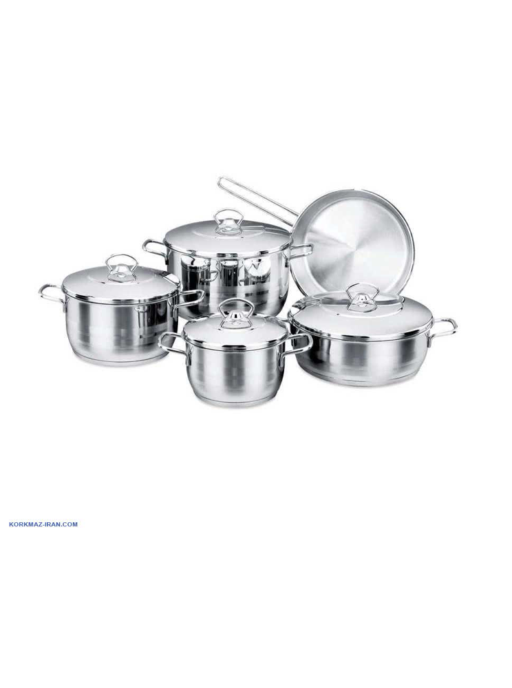 سرویس قابلمه 9 پارچه کرکماز استیل مدل A1900